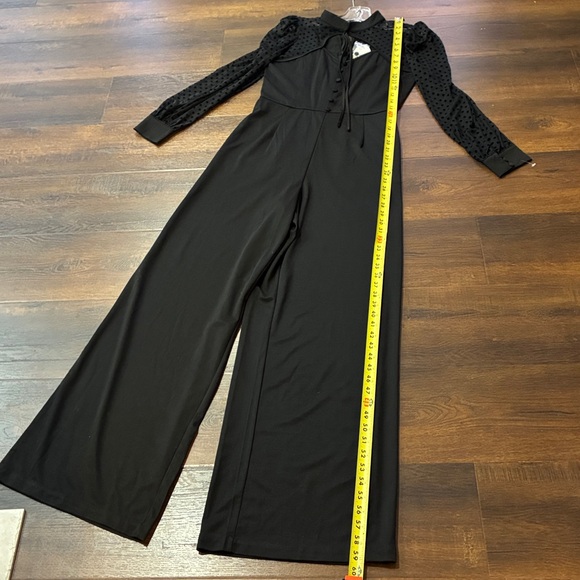 NEW Unique Vintage 1970s Black & Polka Dot Long Sleeve PANTSUIT I LOVE LUCY 6/8 - Picture 14 of 17